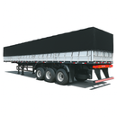 Miniatura Realista de Controle Remoto Caminhão Scania S540 6X4 + Carreta de Brinde (QUEIMA DE ESTOQUE) - VERMELHO