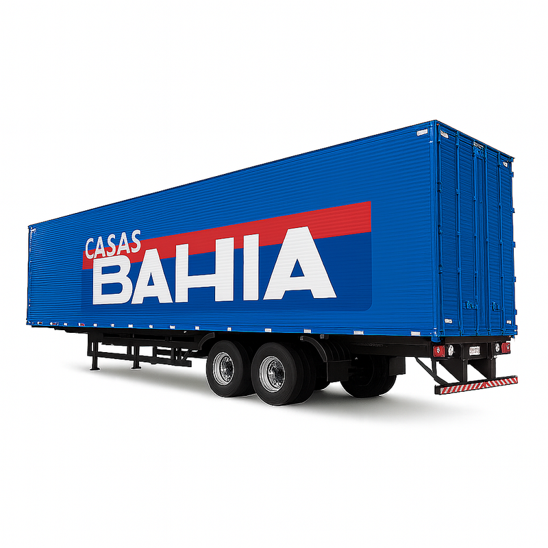 Miniatura Realista de Controle Remoto Caminhão Scania S540 6X4 + Carreta de Brinde (QUEIMA DE ESTOQUE) - BRANCO