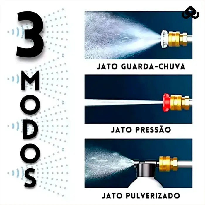 Lavadora de Pressão Portátil Sem Fios + Mangueira de 5M de Brinde - PowerWash™